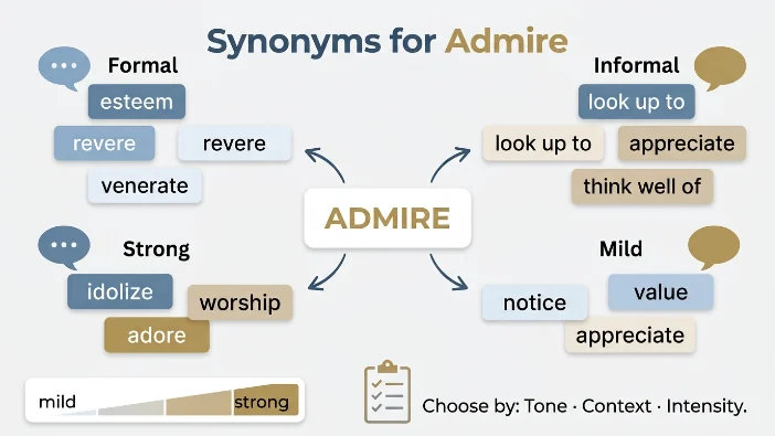 Synonyms for Admire