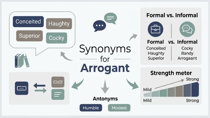 Synonyms for Arrogant