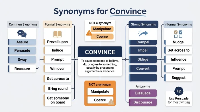 Synonyms for Convince