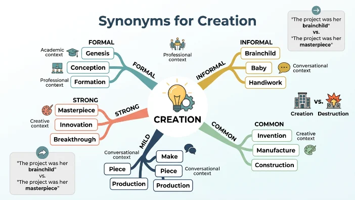 Synonyms for Creation