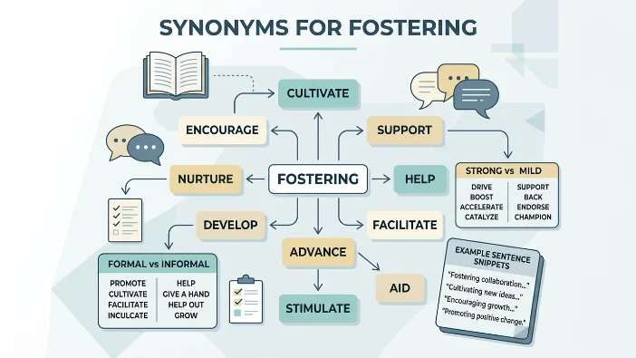 Synonyms for Fostering