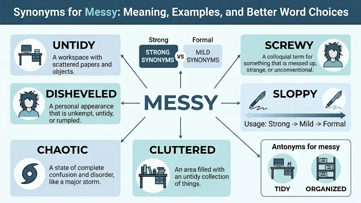 Synonyms for Messy
