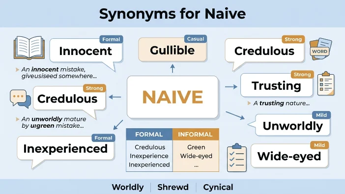 Synonyms for Naive