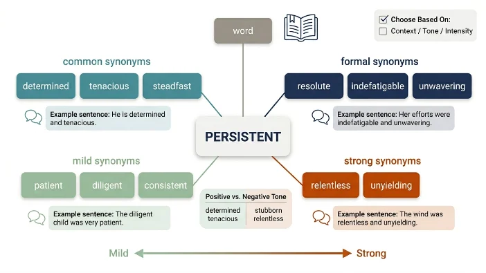 Synonyms for Persistent