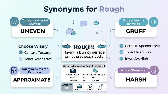 Synonyms for Rough