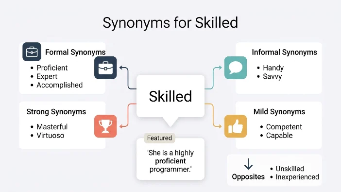 Synonyms for Skilled