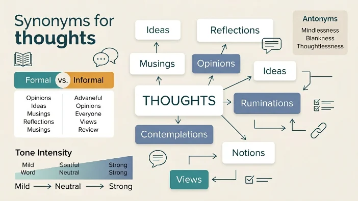 Synonyms for Thoughts