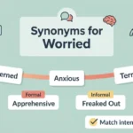 Synonyms for Worried