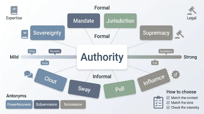 Synonyms for Authority