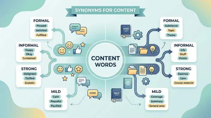 Synonyms for Content