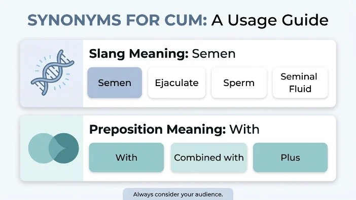 Synonyms for Cum