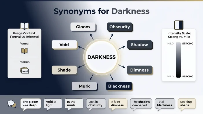 Synonyms for Darkness