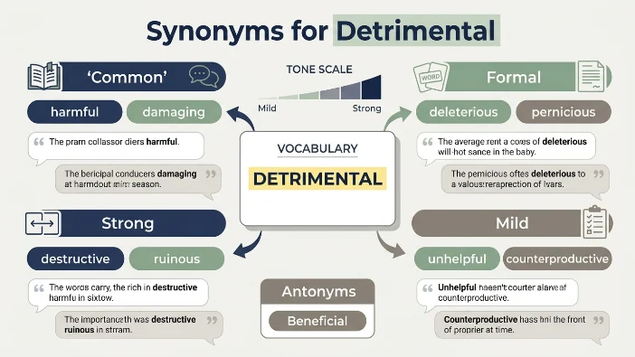 Synonyms for Detrimental