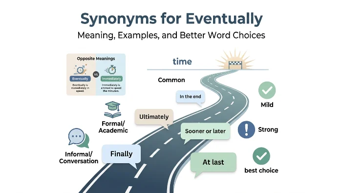Synonyms for Eventually