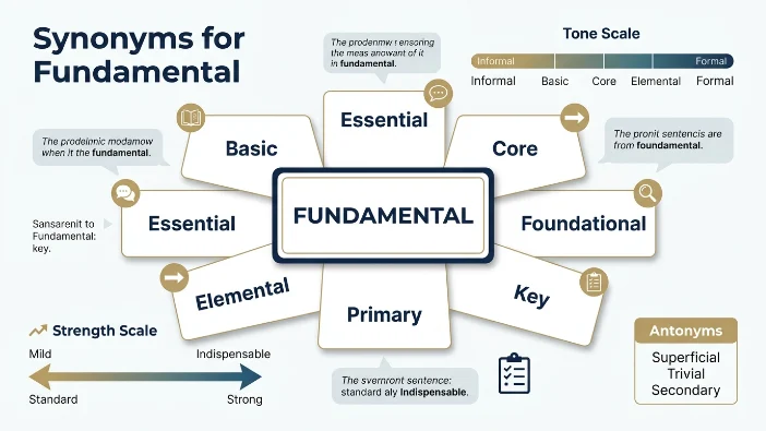 Synonyms for Fundamental