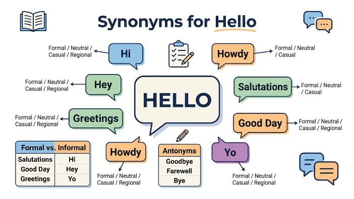 Synonyms for Hello