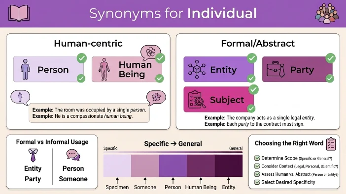 Synonyms for Individual
