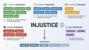 Synonyms for Injustice
