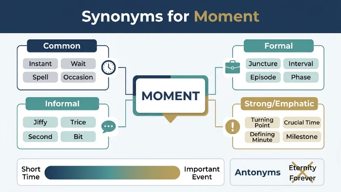 Synonyms for Moment