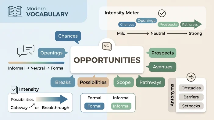 Synonyms for Opportunities