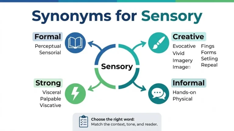 Synonyms for Sensory