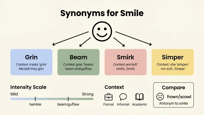 Synonyms for Smile