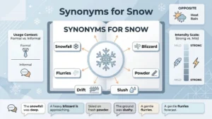Synonyms for Snow