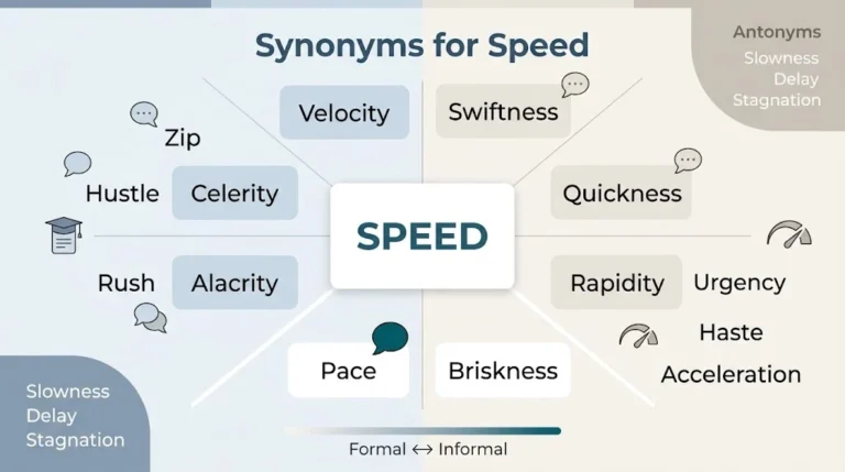 Synonyms for Speed