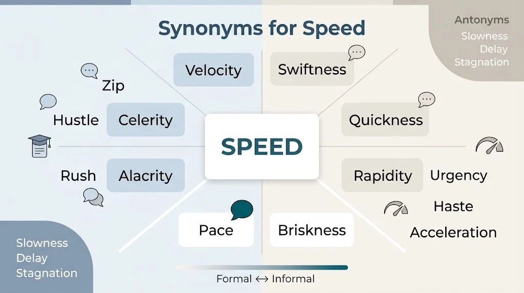 Synonyms for Speed