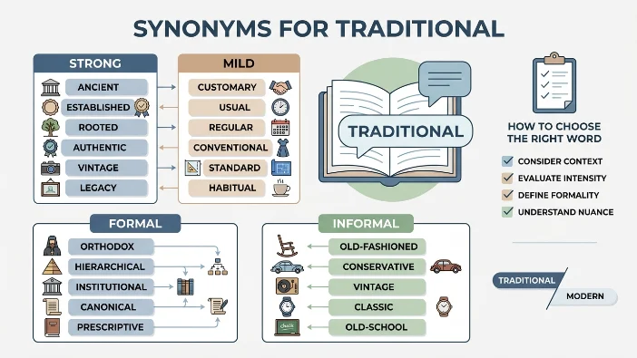 Synonyms for Traditional