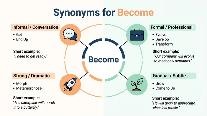 Synonyms For Become