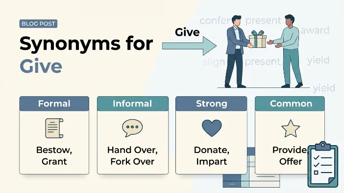 Synonyms For Give