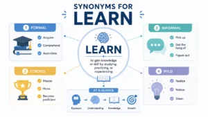 Synonyms for Learn