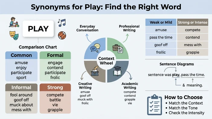Synonyms for Play