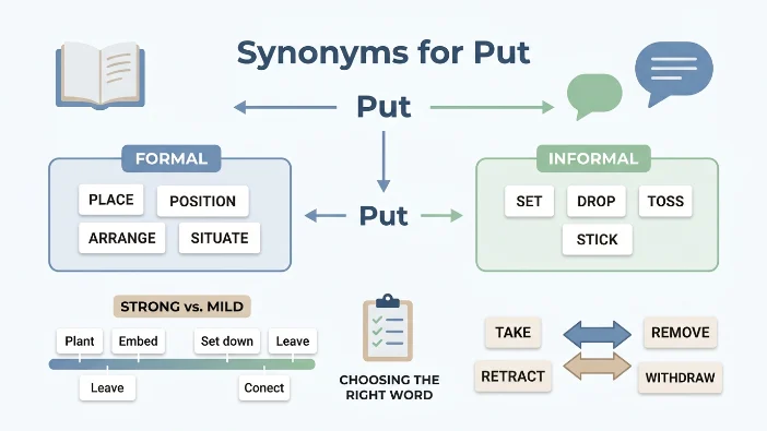 Synonyms For Put