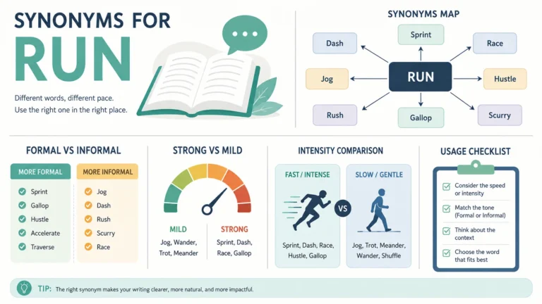 Synonyms for Run