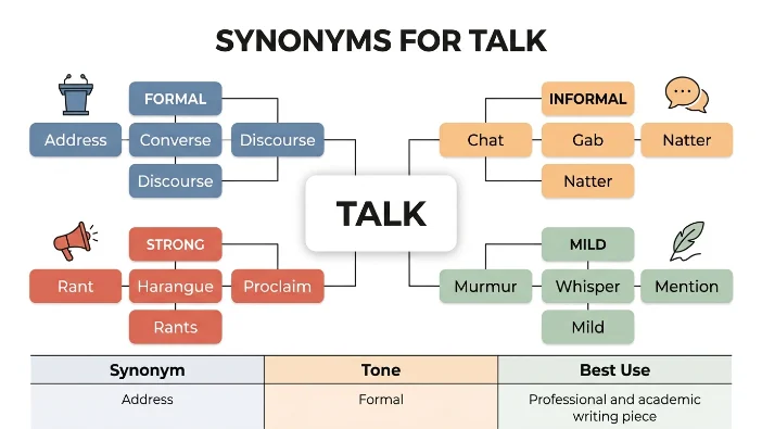 Synonyms for Talk