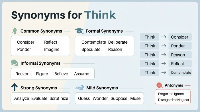 Synonyms for Think
