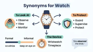 Synonyms for Watch